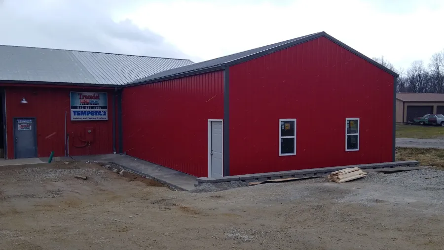 room addition pole barn spencer in